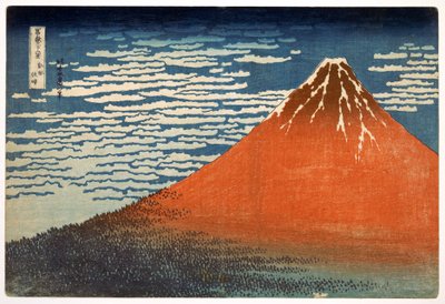 Fuji; Fjell i klart vær; 1831; fra serien 