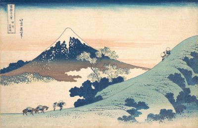 Fuji fra Inume Pass. av Katsushika Hokusai