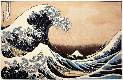 Japan, maleri av Den store bølgen av Katsushika Hokusai