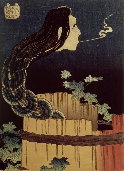 Japanese Ghost (treblokk) av Katsushika Hokusai