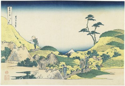 Nedre Meguro, 1831-1834 av Katsushika Hokusai