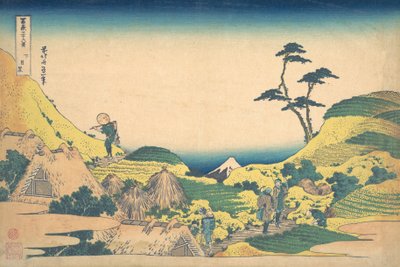 Nedre Meguro Shimo Meguro, fra serien Thirty-six Views of Fuji Fugaku..., ca. 1830-32. av Katsushika Hokusai