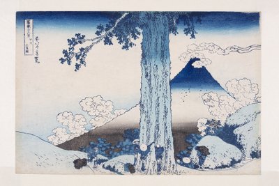 Mishima Pass i Kai-provinsen (Koshu Mishima-goe) (farget treblokktrykk) av Katsushika Hokusai