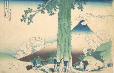 Mishima Pass i Kai-provinsen Koshu Mishima goe, fra serien Thirty-six Views ..., ca. 1830-32. av Katsushika Hokusai