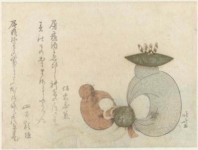 Monkey Dolls av Katsushika Hokusai