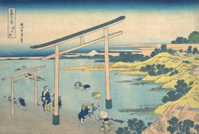 Noboto Bay Noboto no ura, fra serien Thirty-six Views of Fuji Fugaku ..., ca. 1830-32. av Katsushika Hokusai