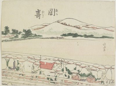 Okazaki, 1799-1802 av Katsushika Hokusai