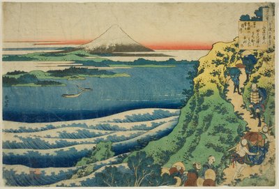 Poe m av Yamabe no Akahito, fra serien av Katsushika Hokusai
