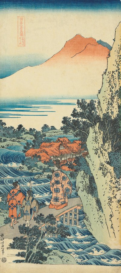 Trykk fra serien "A True Mirror of Chinese and Japanese Poems av Katsushika Hokusai