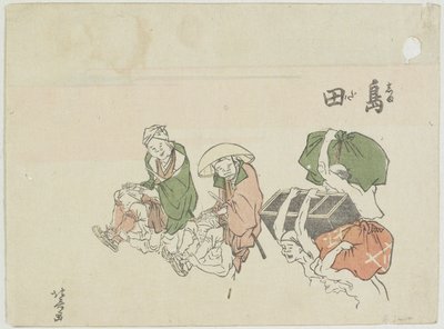 Shimada, 1799-1802 av Katsushika Hokusai