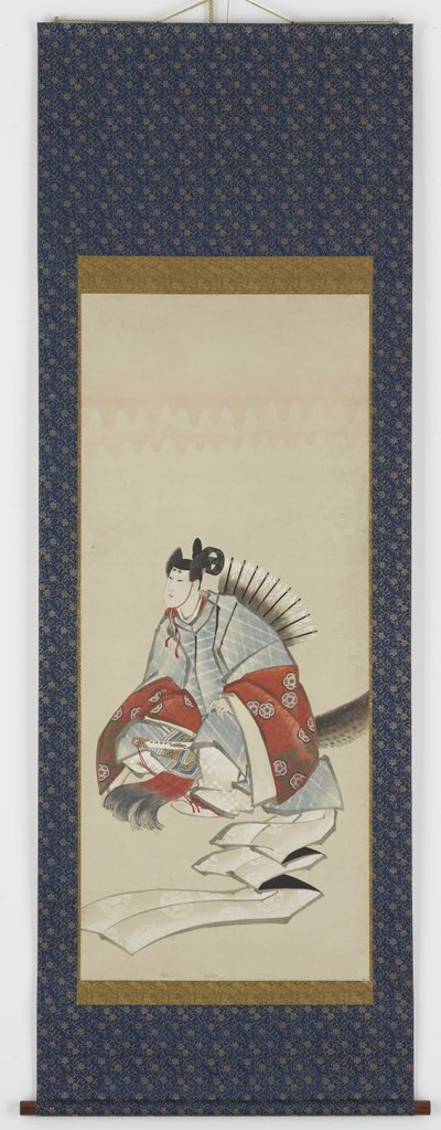Six Immortals of Poetry: Ariwara no Narihara, ca. 1806-08 (blekk og farge på papir) av Katsushika Hokusai