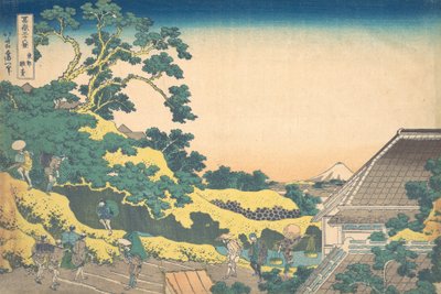 Surugadai i Edo Toto Sundai, fra serien Thirty-six Views of Mount Fuji Fug..., ca. 1830-32. av Katsushika Hokusai
