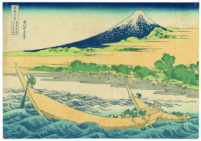 Tago-stranden nær Ejiri langs Tōkaidō av Katsushika Hokusai