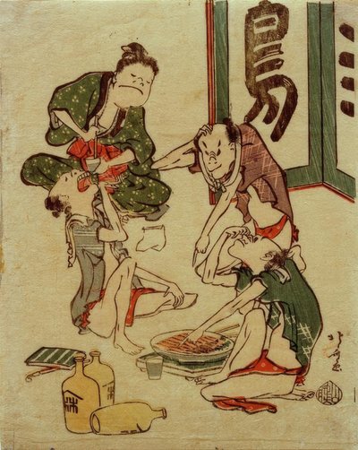 Drikkefyll av Katsushika Hokusai