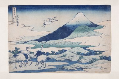 Umezawa Ma sitt medlem Sagami P Rovinse (S? Sh? Umezawa venstre) av Katsushika Hokusai