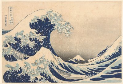 Under bølgen utenfor Kanagawa av Katsushika Hokusai