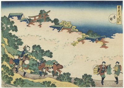 Yoshino, ca. 1833 av Katsushika Hokusai