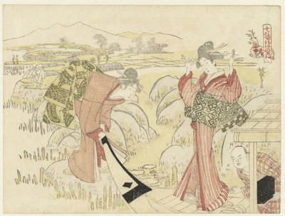 Kvinner ved en båt av Katsushika Hôtei Hokuga