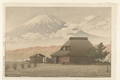 Fuji Wana f to t rp Narusawa Narusawa no Fuji av Kawase Hasui