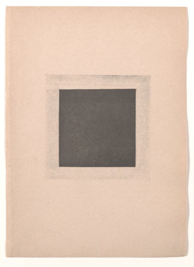 Svart firkant for "Fra kubisme og futurisme til suprematisme: en ny realisme i maleriet" av Kazimir Severinovich Malevich
