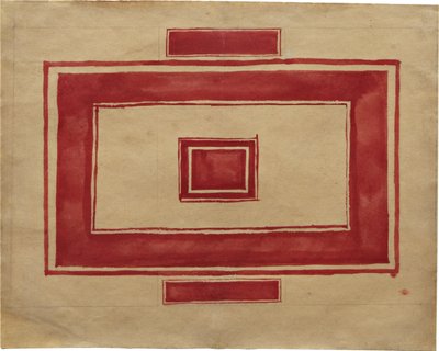 Takplan for Det Røde Teater, Leningrad av Kazimir Severinovich Malevich