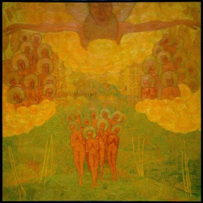 Himmelens triumf (design for en fresco) av Kazimir Severinovich Malevich