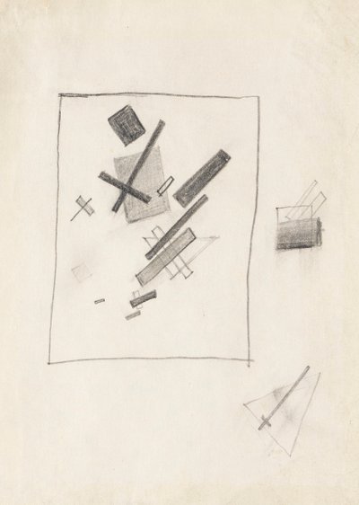 Blandede følelser, c. 1916. av Kazimir Severinovich Malevich