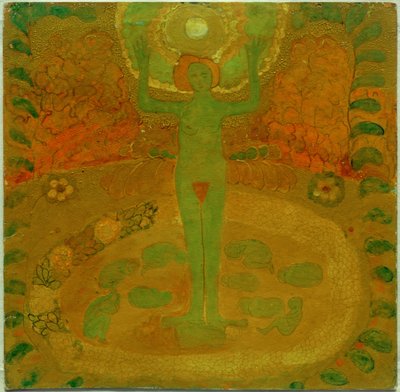 Naken med hendene hevet av Kazimir Severinovich Malevich