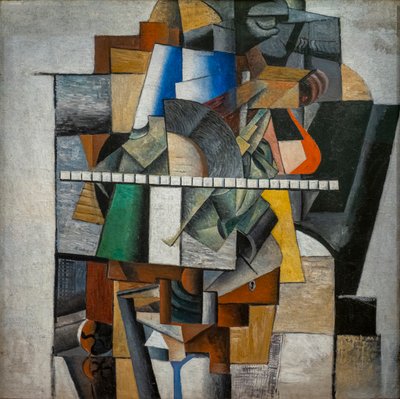 Portrett av Mikhail Matyushin av Kazimir Severinovich Malevich