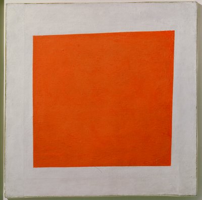 Rød firkant. Malerirealisme av en bonde i to dimensjoner av Kazimir Severinovich Malevich