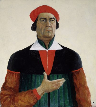 Selvportrett, 1933 av Kazimir Severinovich Malevich