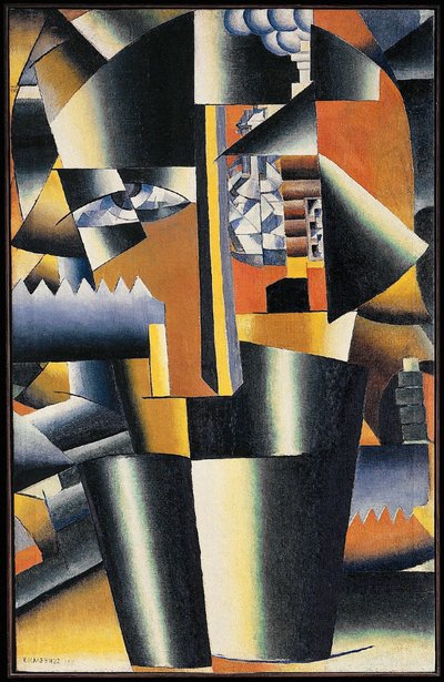 Selvportrett av kunstneren (maleri på lerret) av Kazimir Severinovich Malevich