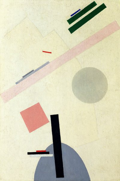 Suprematistisk komposisjon av Kazimir Severinovich Malevich