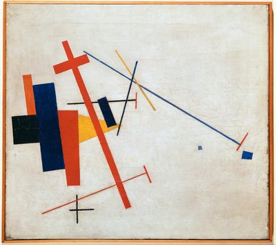 Suprematistisk komposisjon (olje på lerret) av Kazimir Severinovich Malevich