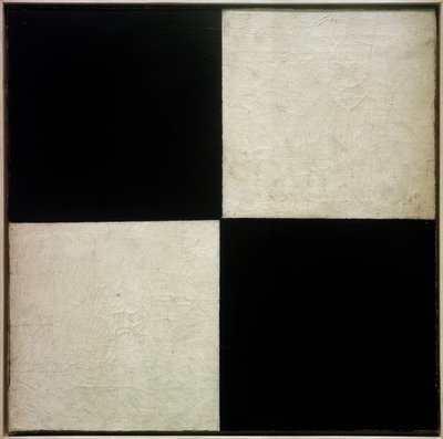 Fire firkanter, 1915 av Kazimir Severinovich Malevich