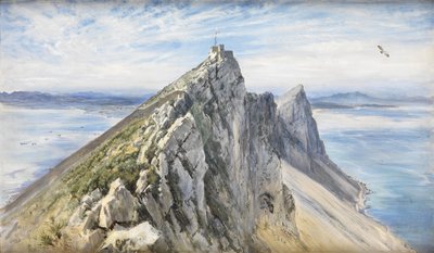 Gibraltar, fra den spanske kysten av Keeley Halswelle