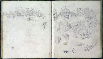 Skissebok for "barnets drøm" av Keeley Halswelle