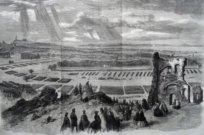 Anmeldelsen av Hennes Majestet av Rifle Volunteers, 1860 av Keeley Halswelle