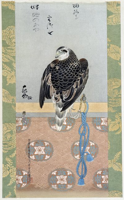 Falcon - silkemaleri av Itaya Keishiu av Keishu Hiromasa Itaya