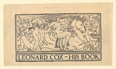 Bokplate for Leonard Cox av Kenyon Cox