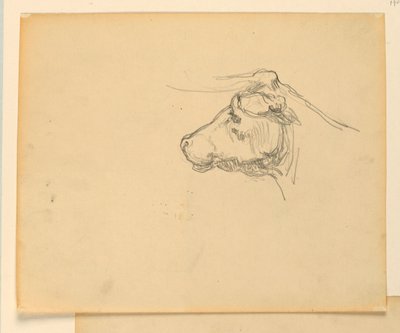 Studie for "Herding", "The Progress of Civilization: Hunting, Herding, Agriculture," State Capitol, Des Moines, IA av Kenyon Cox