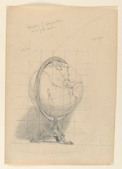 Studie for "Mathematics", "The Sciences," Library of Congress, Washington D.C. av Kenyon Cox