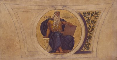 Studie for Mosaic, Wisconsin State Capital, Legislation, ca. 1913. av Kenyon Cox