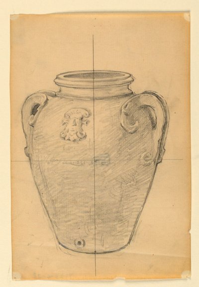 Studie for vase, "The Sources of Wealth, "Union Trust Company Building, Cleveland, OH av Kenyon Cox