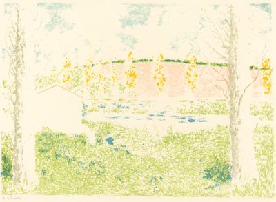 Landskap med et hus av Ker Xavier Roussel