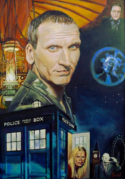 The Ninth Incarnation (Dr Who), 2005 (maleri) av Kevin Parrish