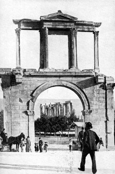 Zeus-tempelet, Olympia, Hellas, 1922. av Keystone View Company
