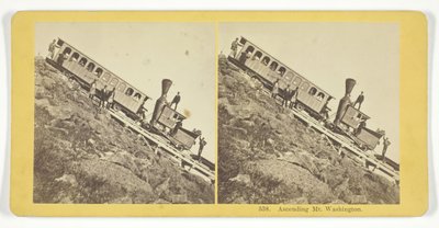 Ascending Mt. Washington, 185575. Skapere: Kilburn Brothers, BW Kilburn. av Kilburn Brothers, BW Kilburn
