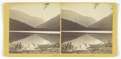 Franconia Notch fra Echo Lake, 185575. Skapere: Kilburn Brothers, BW Kilburn. av Kilburn Brothers, BW Kilburn