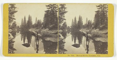 Merced River, Yosemite, Cal., 185575. Skapere: Kilburn Brothers, BW Kilburn. av Kilburn Brothers, BW Kilburn
